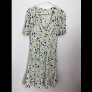 Green Floral Mango Dress!
